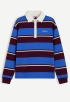 Relaxed Terry Rugbyshirt Met Geborduurd Logo