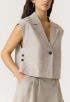 Usuma Linnenmix Gilet
