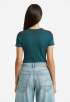 Spray Slim Rib T-shirt 