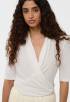 Columbine Wrap Blouse