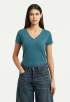 Overdyed Slim V T-Shirt