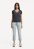 Overdyed Slim V T-Shirt