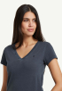 Overdyed Slim V T-Shirt