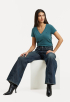 Overdyed Slim V T-Shirt