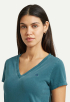 Overdyed Slim V T-Shirt