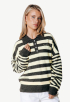Linsey Striped Fluffy Knit