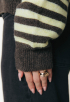Linsey Striped Fluffy Knit