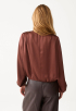 Silky Blouse Met Strik