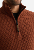 Yarn Half Zip Trui