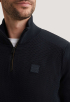 Cotton/Modal Half Zip Trui
