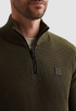 Cotton/Modal Half Zip Trui