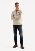 Half Zip Badge Sweater