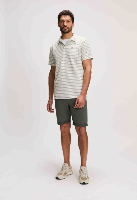 Perlo Striped Polo