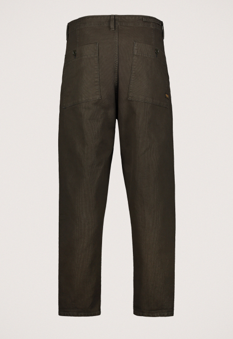 Pleated Tapered Chino