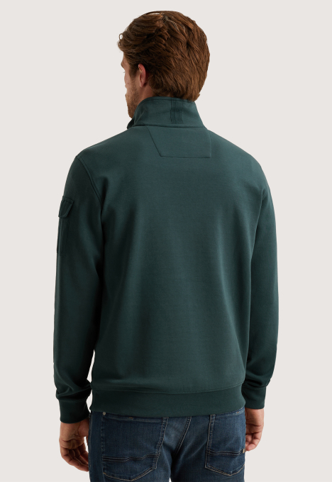 Half Zip Interlock Jersey