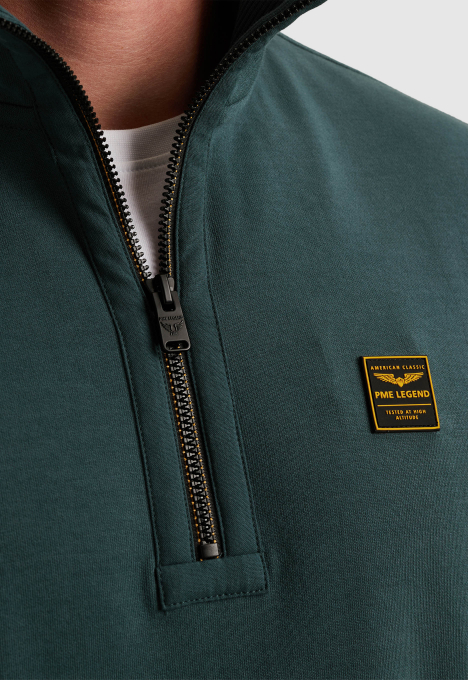 Half Zip Interlock Jersey