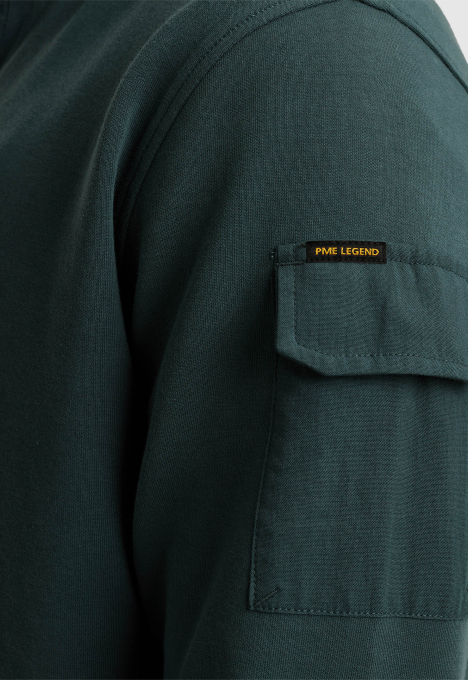 Half Zip Interlock Jersey