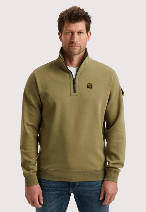 Half Zip Interlock Jersey