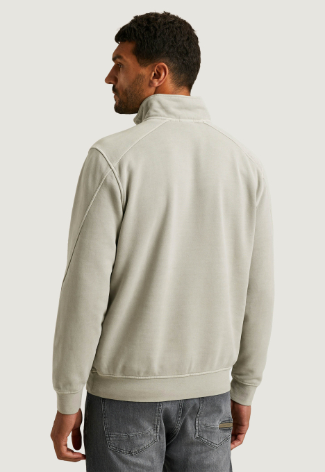 Sweatshirt Met Halve Rits