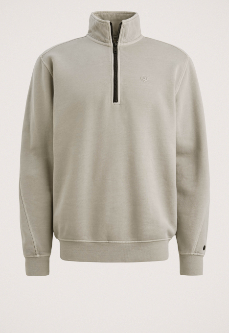 Sweatshirt Met Halve Rits