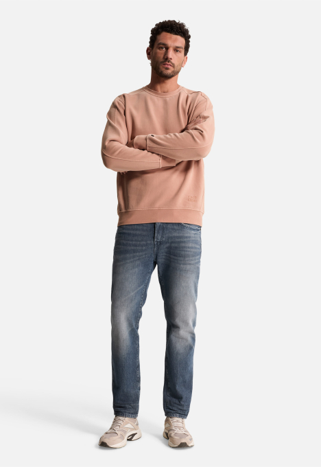 CSW2608440 Crewneck relaxed fit peached