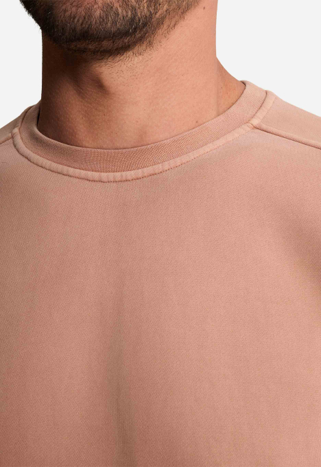 CSW2608440 Crewneck relaxed fit peached
