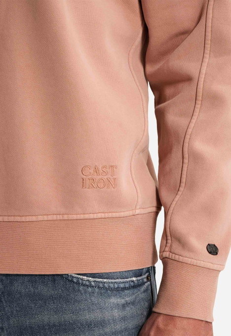 CSW2608440 Crewneck relaxed fit peached