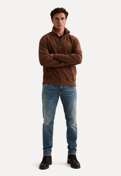 Half Zip Collar Sweater
