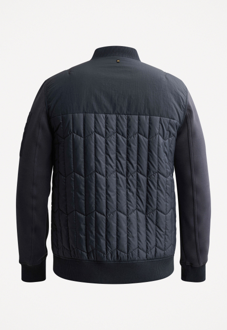 Interlock Nylon Bomber Jas