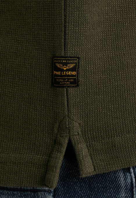 Structured Pique Longsleeve