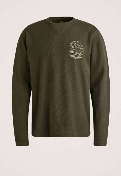 Structured Pique Longsleeve