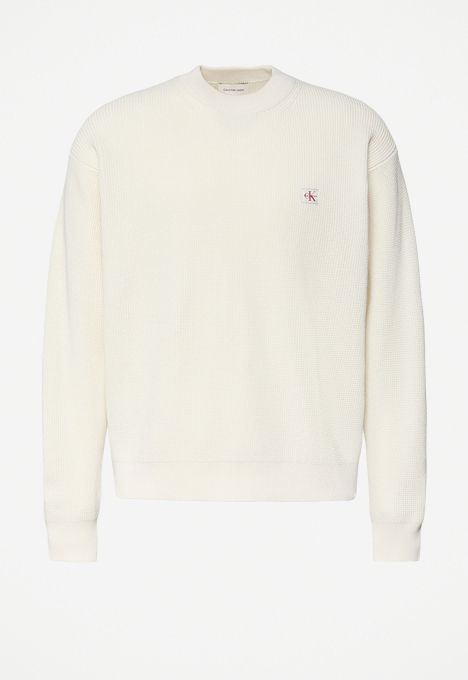 Waffle Crewneck Trui