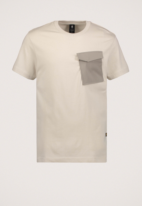 Fabric Mix Pocket T-shirt