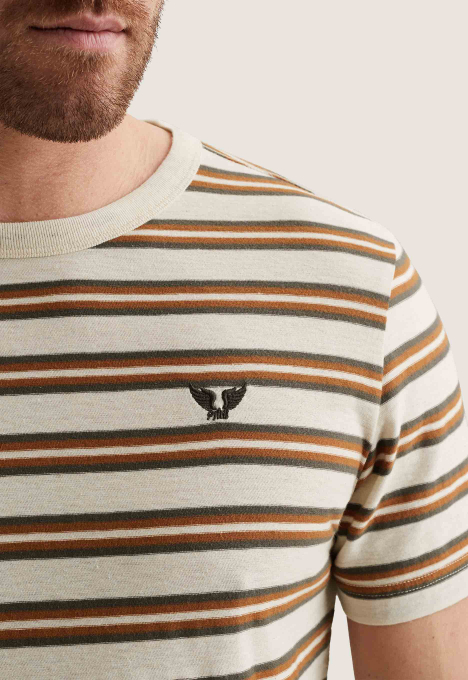 Stripe Melange Jersey T-shirt