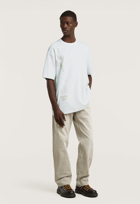 D28597-D976 Stencil Relaxed T-shirt