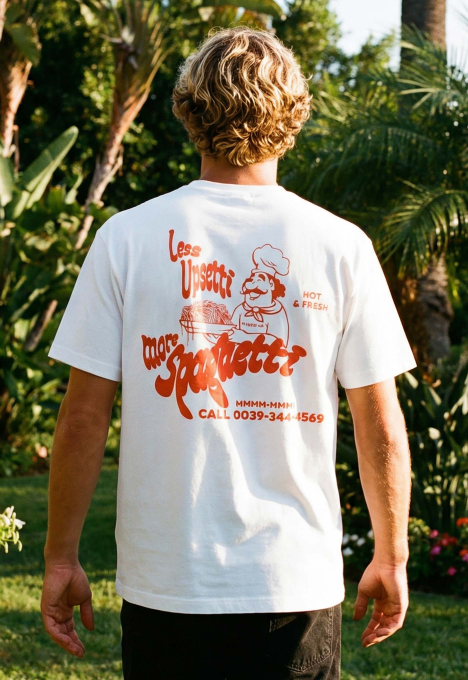 Less Upsetti T-shirt