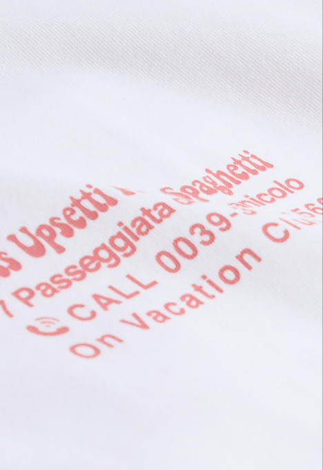 Less Upsetti T-shirt