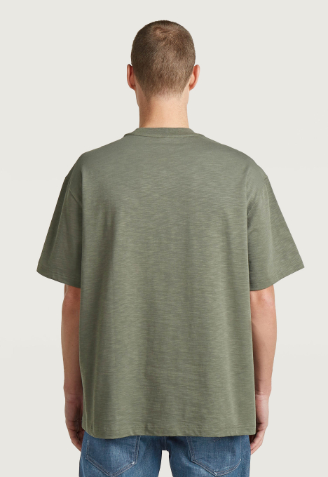 Distressed Zip Pocket T-Shirt