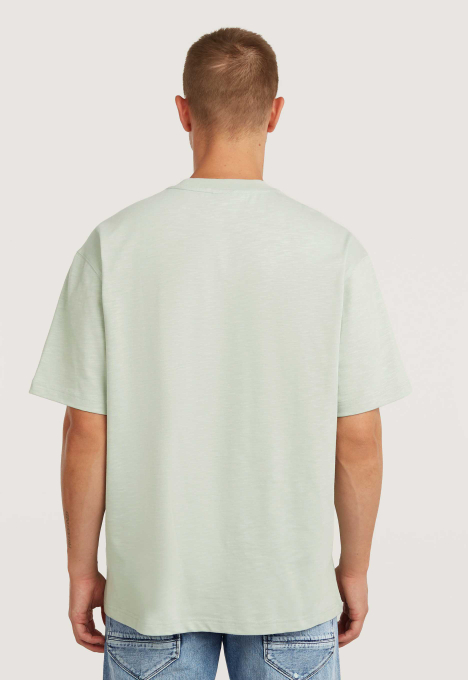 Distressed Zip Pocket T-Shirt