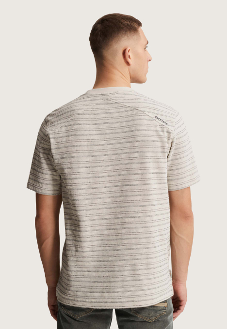 Striped Structured T-shirt