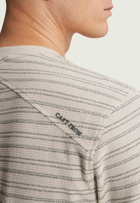 Striped Structured T-shirt