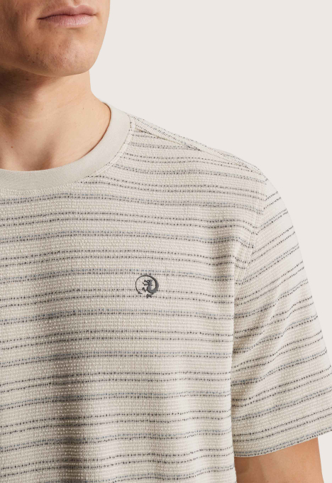 Striped Structured T-shirt