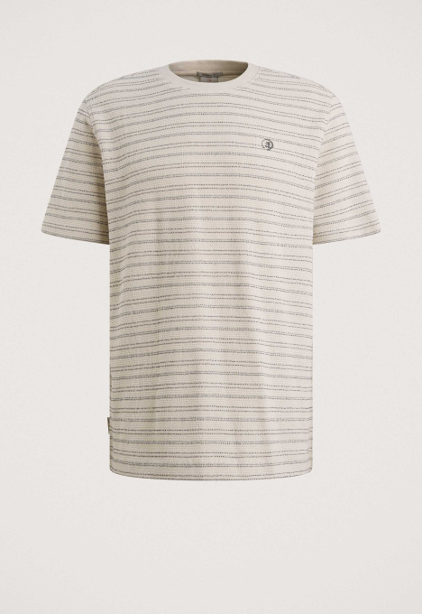 Striped Structured T-shirt