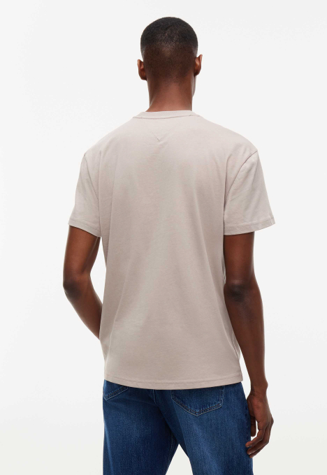 T-shirt Met Ronde Hals En Vlagbadge