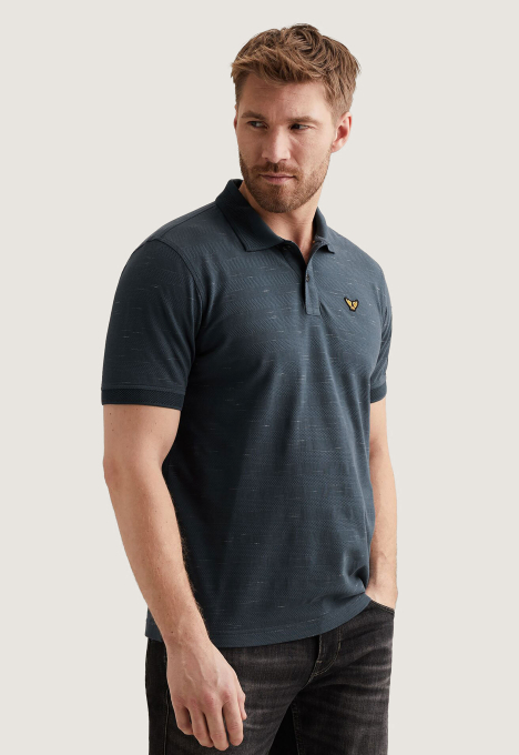 Striped Piqué Polo