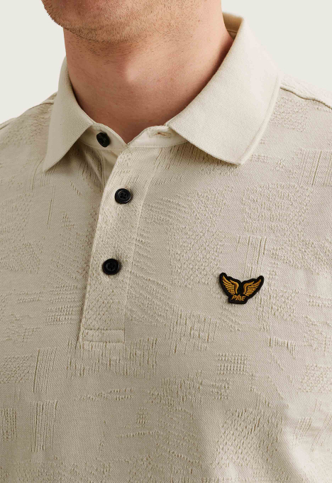 Jacquard Jersey Polo