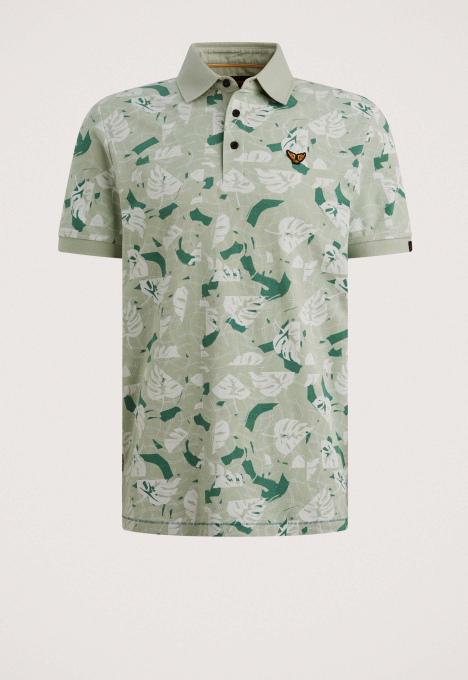 Print Piqué Polo