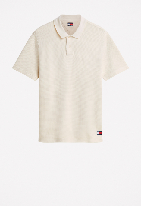 Washed Waffle Polo