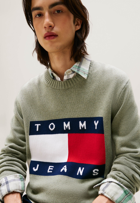 Melange Flag Trui