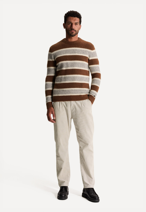 Stripe Pattern Trui 